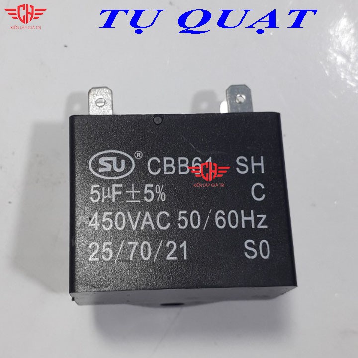 tụ quạt dàn nóng điều hòa 1,5uF ĐẾN 8 uF tụ điện của quạt tụ điện quạt công nghiệp