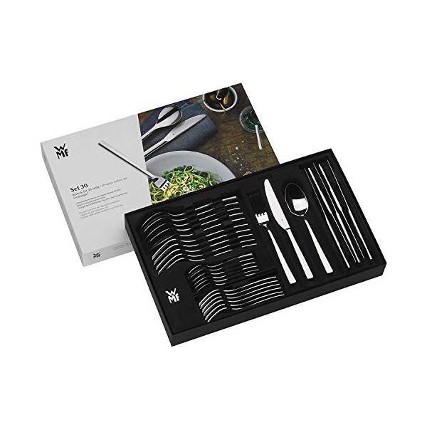 Set dao thìa dĩa WMF Philadelphia 30 món sang trọng chất liệu thép Cromargan không gỉ [nhập Đức chính hãng]