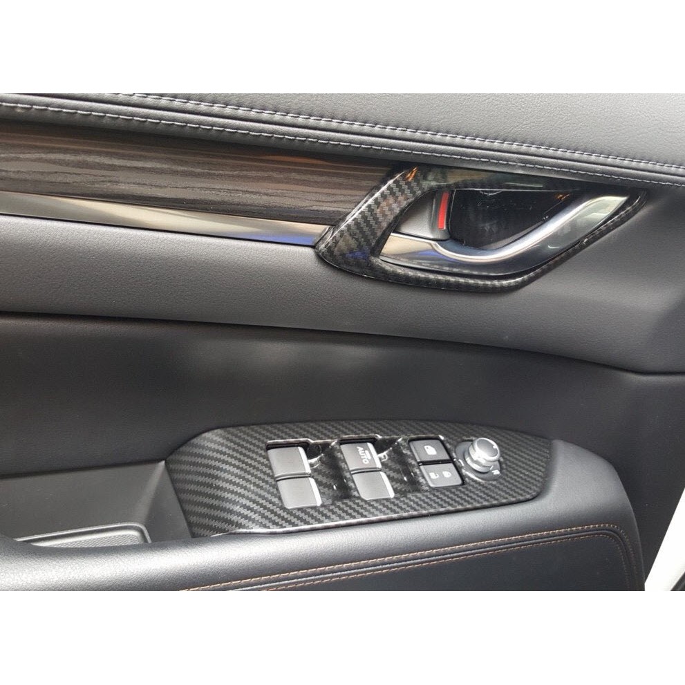 Ốp trang trí nội thất Mazda CX5 2018, 2019, 2020, 2021 mạ cacbon
