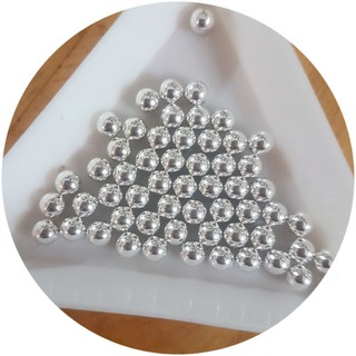Bi sắt đính móng màu silver