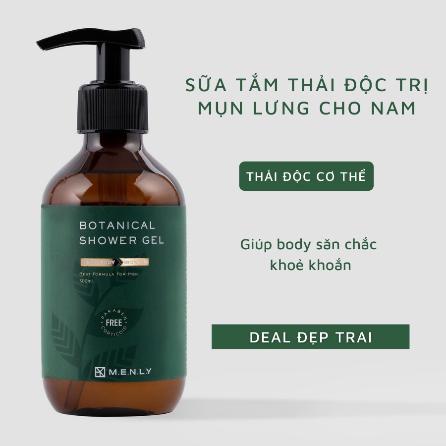 Sữa Tắm Thải Độc Da Menly 300ml