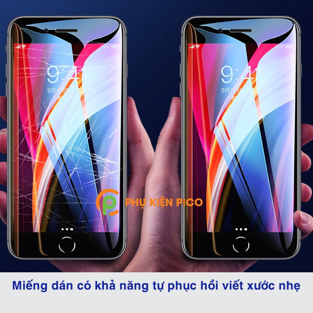 Dán màn hình Iphone SE 2020, Iphone 6, Iphone 6s, Iphone 7, Iphone 8 full màn dẻo trong suốt PPF tự phục hồi vết xước