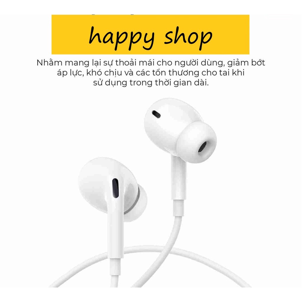 Tai Nghe Có Dây IP 6/ 6S+ Chống Ồn, Tai Ip Jack 3.5 chống ồn, Bảo Hành 6 Tháng Đổi Mới, Hỗ Trợ Các Dòng jack 3.5mm