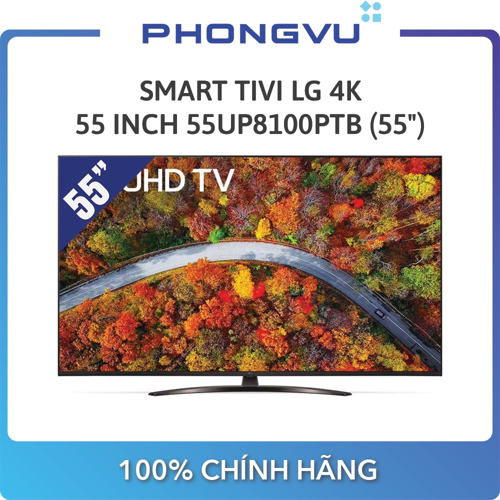 Smart Tivi LG 4K 55 inch 55UP8100PTB (55&quot;) - Bảo hành 12 tháng