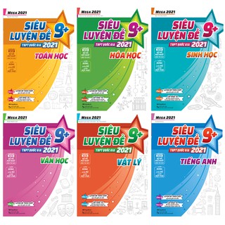 Sách Combo 6 cuốn Mega 2021 – Siêu luyện đề 9+ THPT Quốc gia TOÁN – LÝ HÓA – SINH – ANH – VĂN