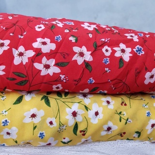 Lụa hoa nhí may áo dài, đầm váy