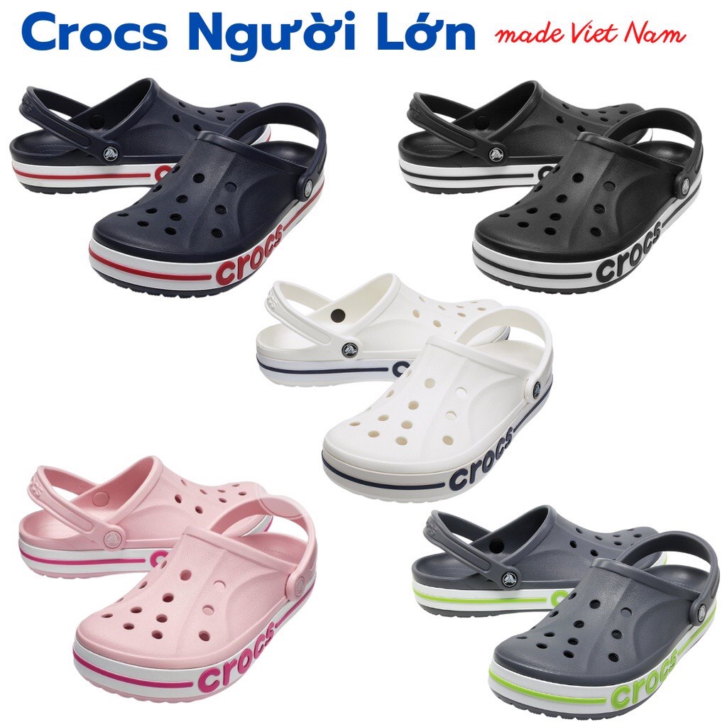 Dép Sục Crocs Baya Cho Người Lớn . Sản Phẩm Cao Cấp nhựa không mùi( tặng kèm 6 sticker)