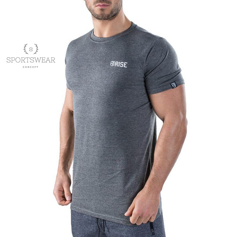 Áo tập gym thể thao cao cấp RISE ESSENTIAL Sportswear Concept khô thoáng thoải mái đàn hồi thời trang nam tính