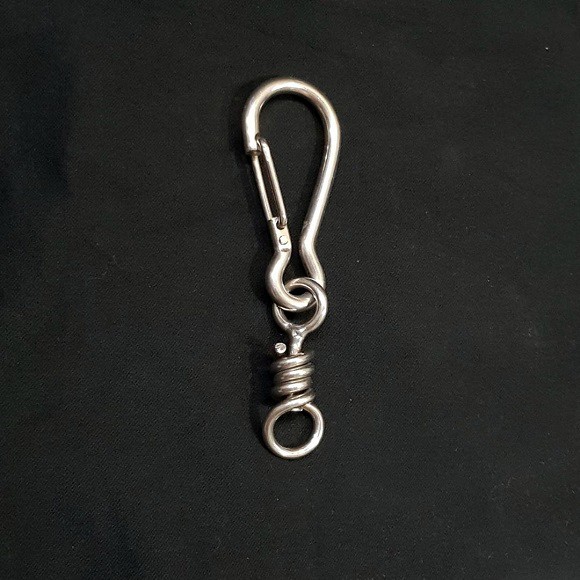 Móc Bấm An Toàn Inox Liên Kết Dây Cáp Hoặc Vật Treo 30x120mm