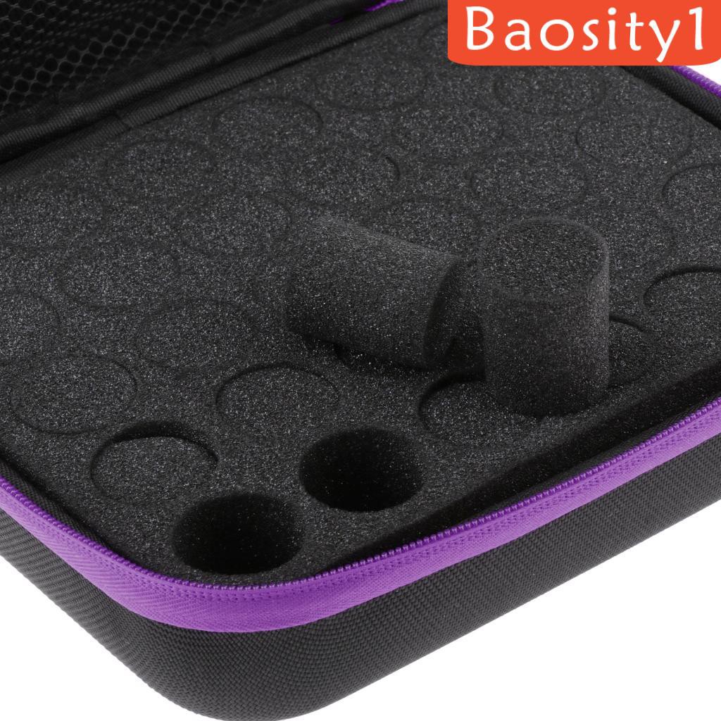 [Baosity1] Hộp Đựng Tinh Dầu 5ml 10ml 15 ml 30 Chai &amp; Con Lăn Đựng Sắp Xếp Gọn Gàng Cho Du Lịch