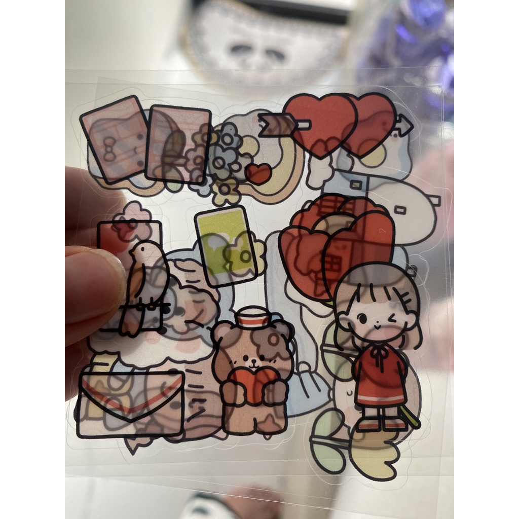 Hình Dán Sticker 2D Dán Bình Nước Siêu Đáng Yêu nhiều mẫu Trang Trí Bình Siêu Xinh Và Dễ Thương