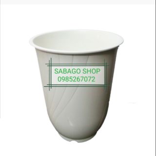 Chậu nhựa trồng cây tròn cao 52cm bền đẹp