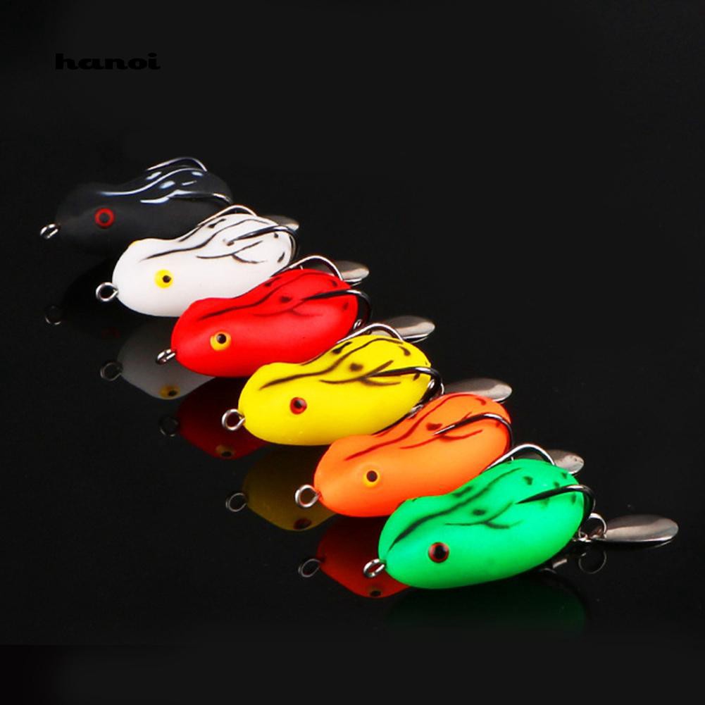 Set 6 mồi câu giả ếch chuyên nghiệp kèm lưỡi câu