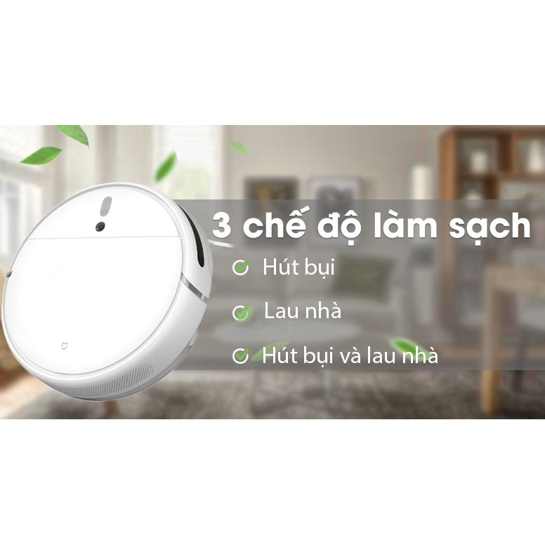 Robot Hút Bụi Xiaomi Mi Robot Vacuum-Mop - Bản Quốc Tế - Hàng Chính Hãng - Phân Phối Bởi DIGIWORLD