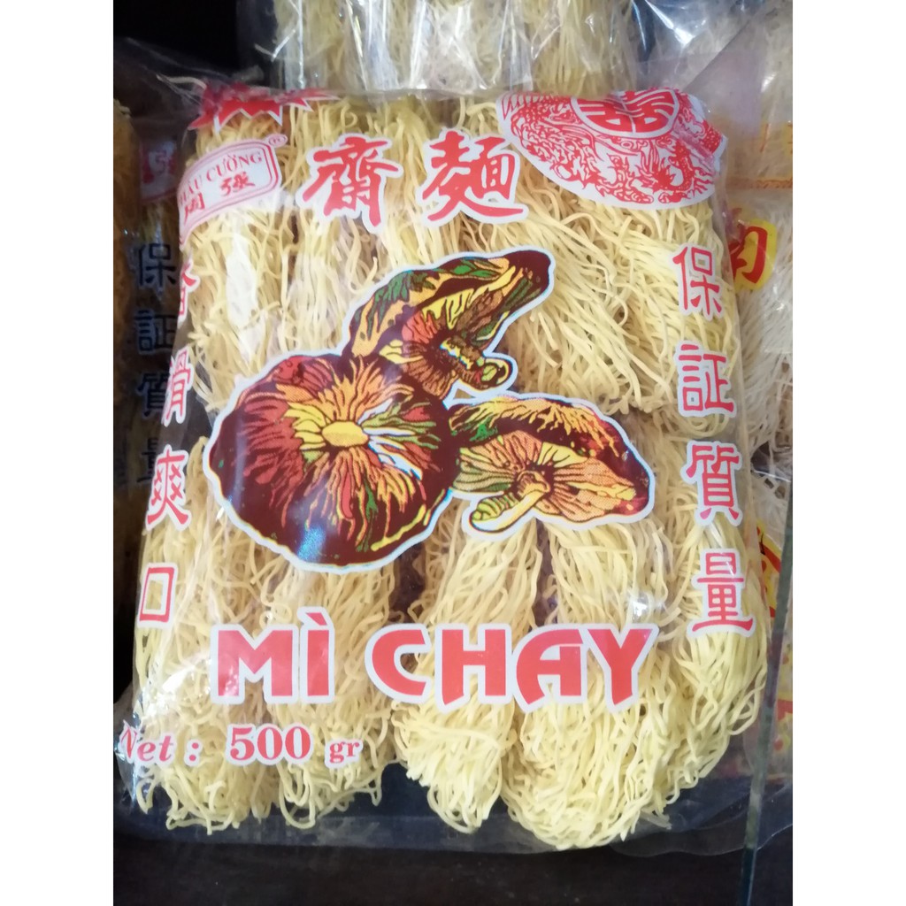 Mì Chay Nấm Đặc Biệt Châu Cường gói 500gr