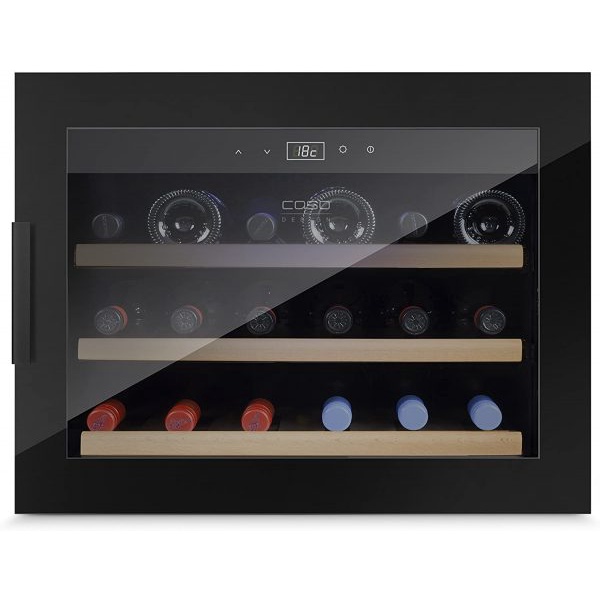 Tủ rượu Caso Winesafe 18 EB Black 18 chai - Tủ bảo quản rượu vang âm tủ