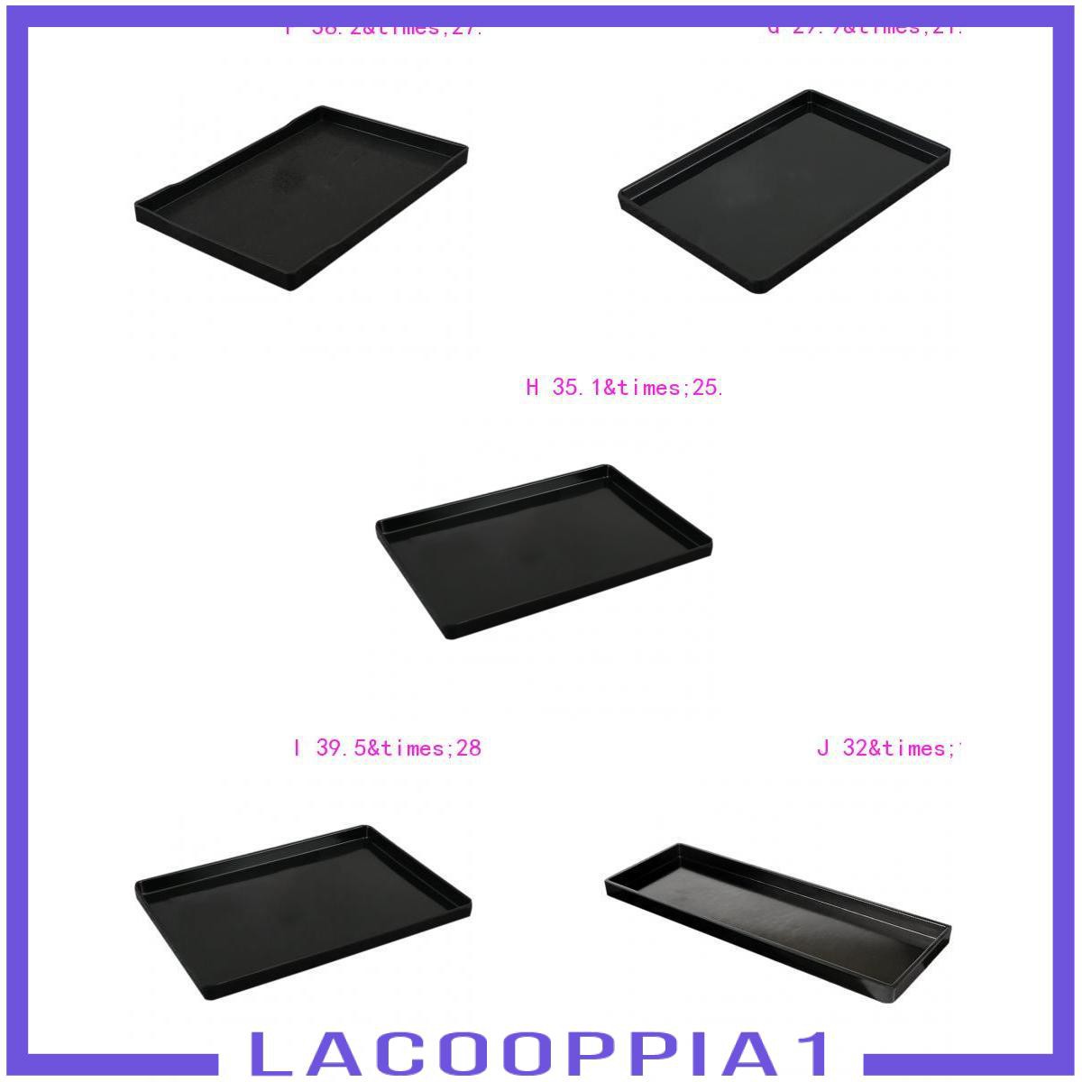 [LACOOPPIA1] Serving Fruit Bread Plate Wooden Breakfast Dishes Tea Bed Tray Black Platter