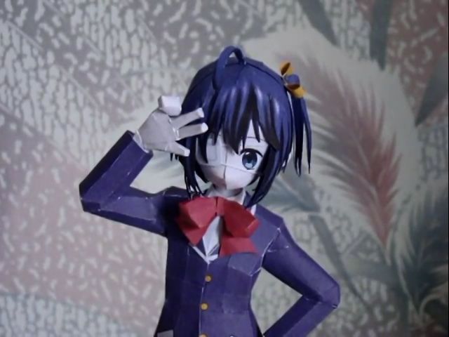 Mô hình giấy anime girl Takanashi Rikka