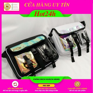 túi đeo chéo nữ phản quang💝 FREESHIP 50K💝 túi xách nam nữ phản quang thích hợp đi chơi đi dạo cao cấp VFG65
