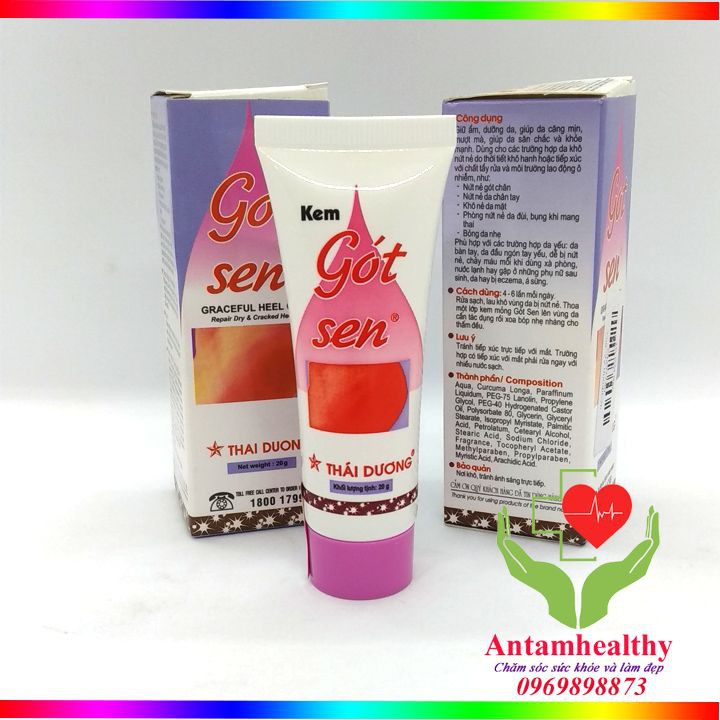 Kem Gót Sen dưỡng ẩm, chống nứt nẻ - Chính hãng Sao Thái Dương