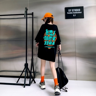 Áo phông tay lỡ nữ , áo thun dáng rộng tay lỡ hottrend in MSI STL801