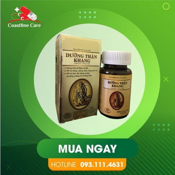 DƯỠNG THẬN KHANG - Giúp bồi bổ nguyên khí, bổ thận, làm ấm bàng quang, hỗ trợ tăng cường chức năng sinh lý cho cả nam nữ