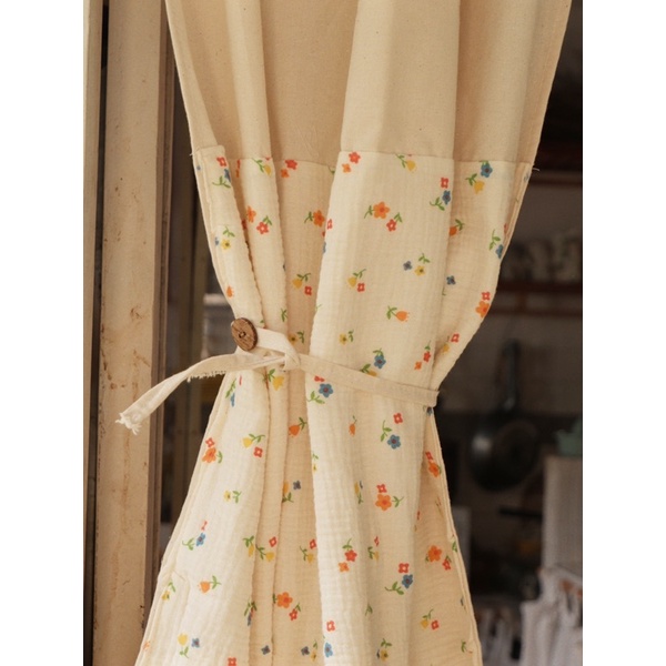 𝐑𝐞̀𝐦 𝐂𝐮̛̉𝐚 𝐇𝐨𝐚 𝐇𝐨𝐞̀ - Thô mộc be + Xô Muslin Organic