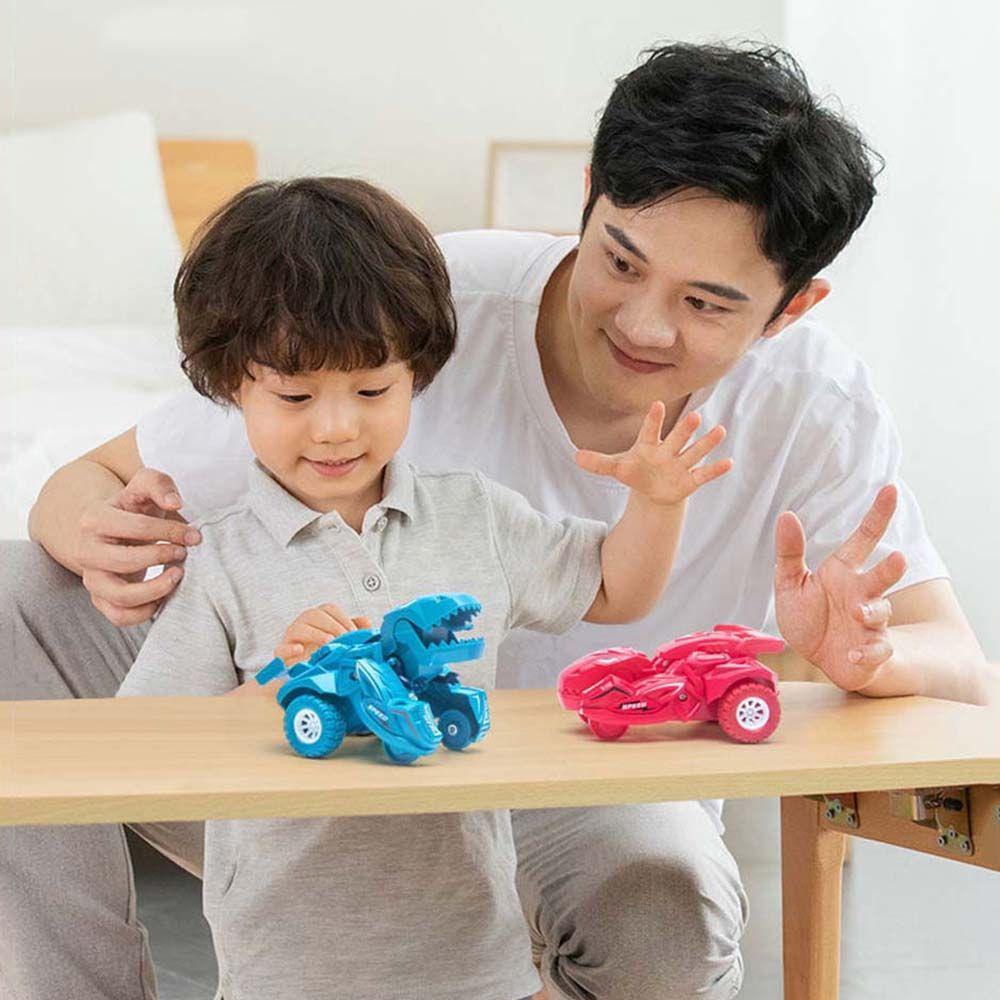 Đồ Chơi Xe Hơi Khủng Long Biến Hình Lưng Vui Nhộn Cho Bé