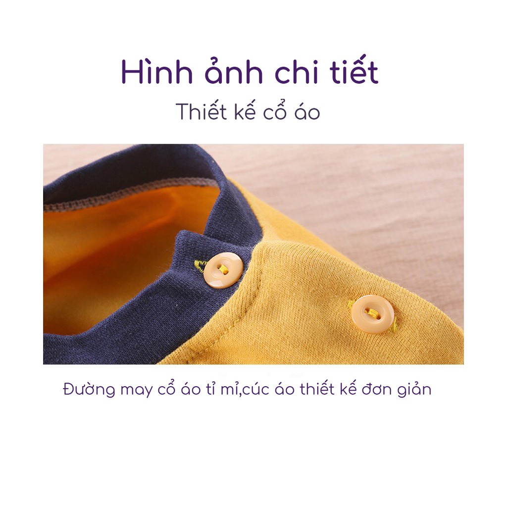 Bộ Thu Đông Cho Bé Trai Bé Gái Từ 12 Tháng Đến 8 Tuổi Chất Cotton Co Giãn Thoải Mái Hình In Ngộ Nghĩnh