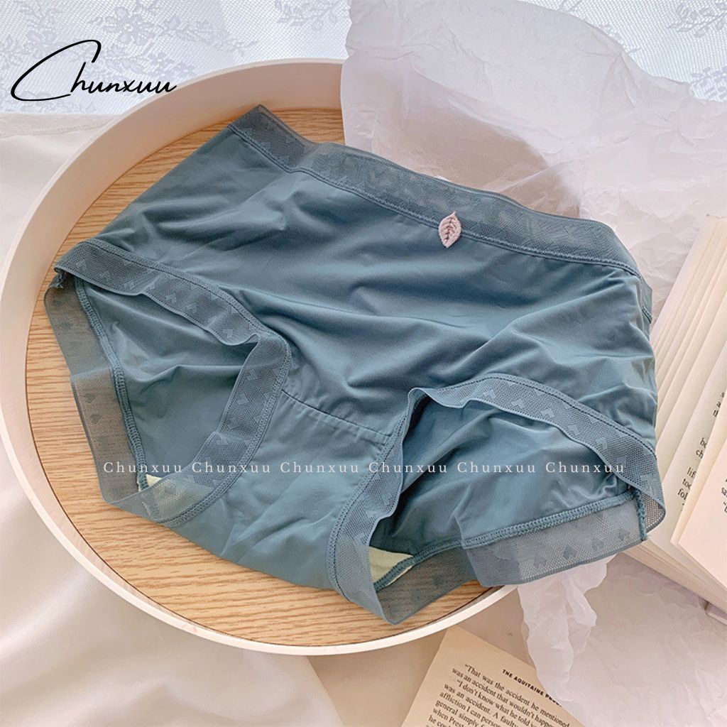 Quần lót nữ su lạnh cao cấp CHUNXUU, phối viền ren màu sắc trung tính chất liệu mềm mại- QC80
