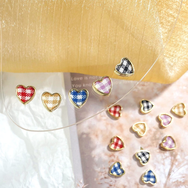 Phụ Kiện Trang Trí Móng Tay Trái Tim 3d Cho Nữ