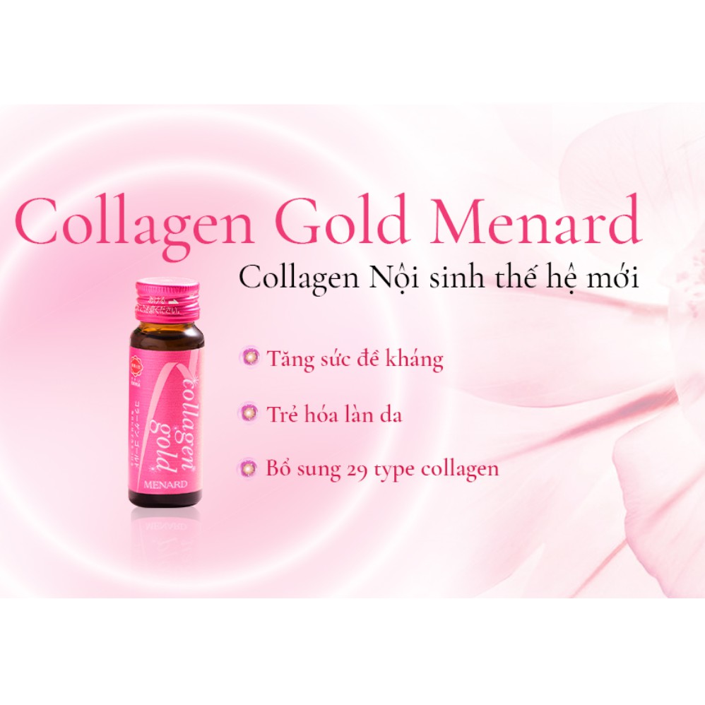 Combo 10 chai Collagen Gold Menard + hộp 7 chai Collagen Gold Menard (30ml x 17)