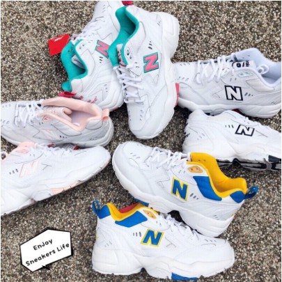 Mới Giày Thể Thao New Balance 608 Chunky Thời Trang Năng Động Cho Nam Nữ