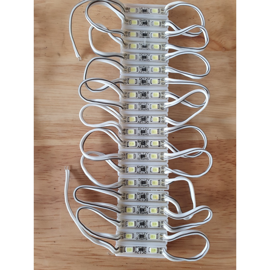 100 Bóng Led hắt  2 Bóng Nhí 12V Kích thước 26x07mm