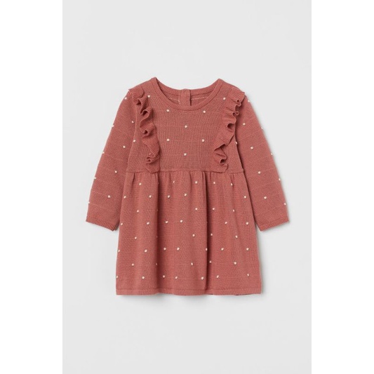 Váy len bé gái Hm auth