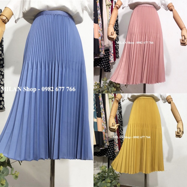 Chân váy xếp ly dáng mới xinh yêu. | BigBuy360 - bigbuy360.vn