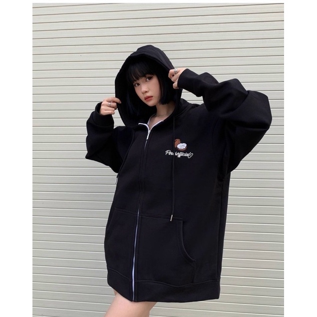 Áo khoác Hoodie nữ in hình TRÁI DỪA Powr official Ulzzang Unisex chất mịn dày bao đẹp hàng mới về
