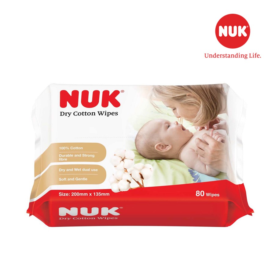 Khăn Vải Khô Đa Năng NUK - NU33695 (1 Gói)