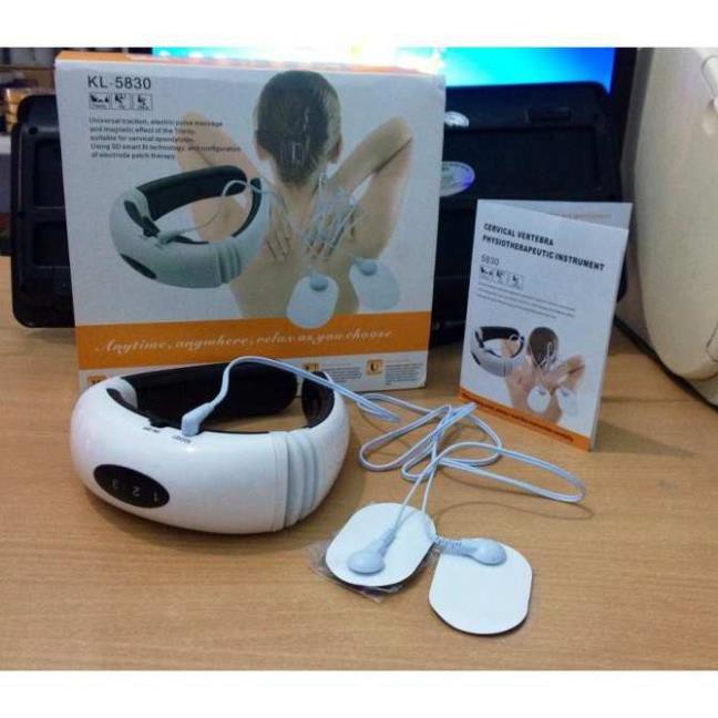 Máy Masage Cổ 3D Thông Minh Rung Kết Hợp Xung Điện Từ Trường, Xua Tan Đau Nhức Vai Gáy