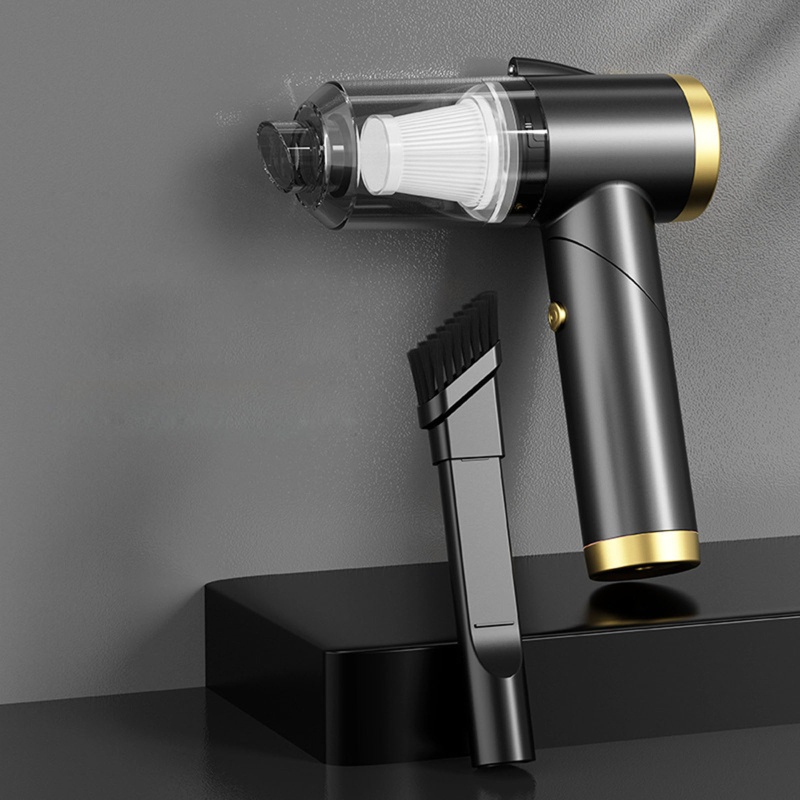 Máy Hút Bụi Mini Cầm Tay Công Suất Cao Có Đèn LED Có Thể Gấp Gọn Tiện Dụng Cho Xe Hơi