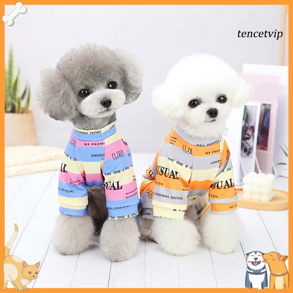 Trang phục in chữ và hình dễ thương dành cho thú cưng