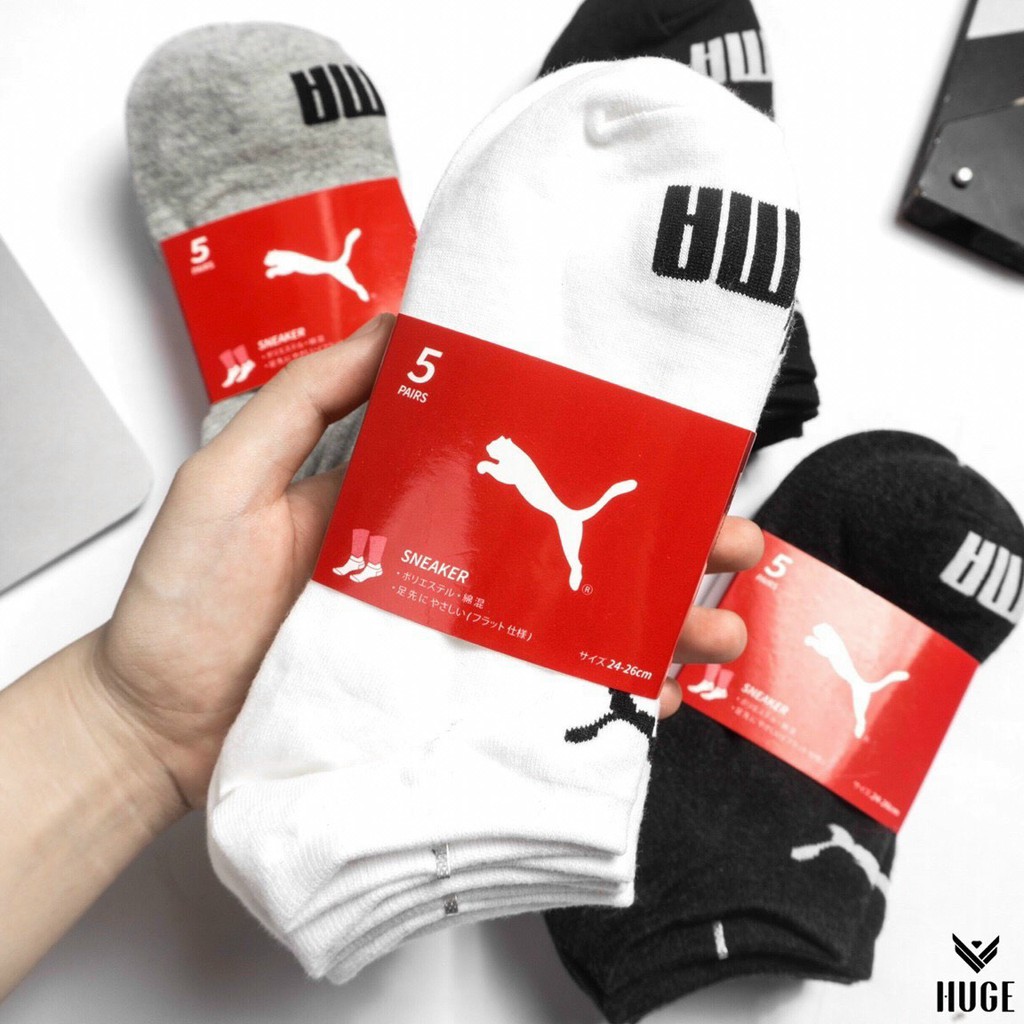 Set 10 Đôi Tất Vơ Thời Trang Nam Pumaa Cao Cấp Loại Đẹp Pk25