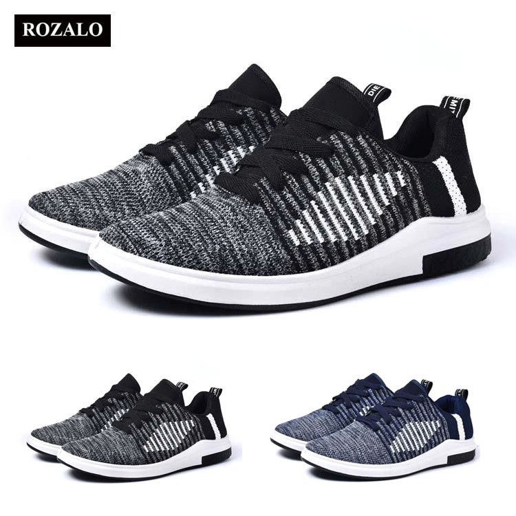 Giày thể thao thời trang khử mùi siêu thoáng vải dệt Rozalo RM62612
