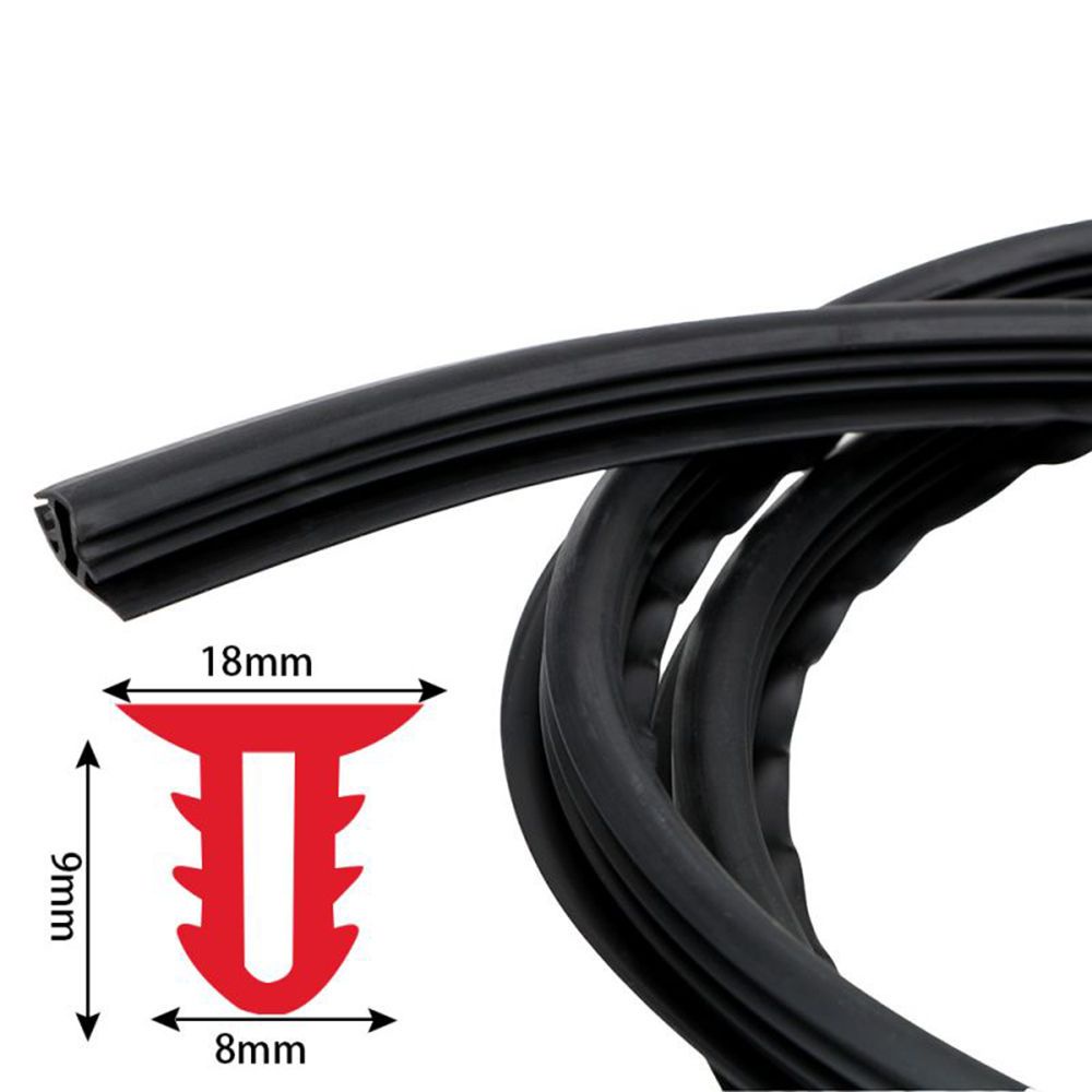 Dây Cao Su Dán Viền Kính Chắn Gió/Cửa Sổ Xe Hơi Cách Âm Chống Bụi 1.6M