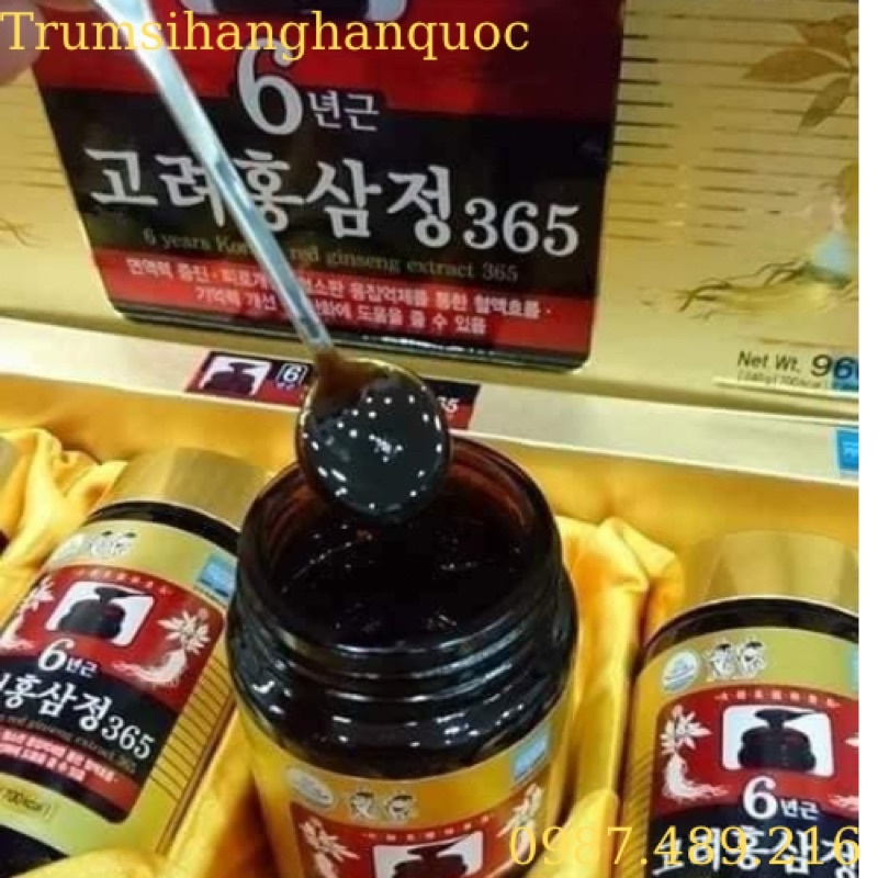 Cao hồng sâm 365 Hàn Quốc 240g x 4 lọ