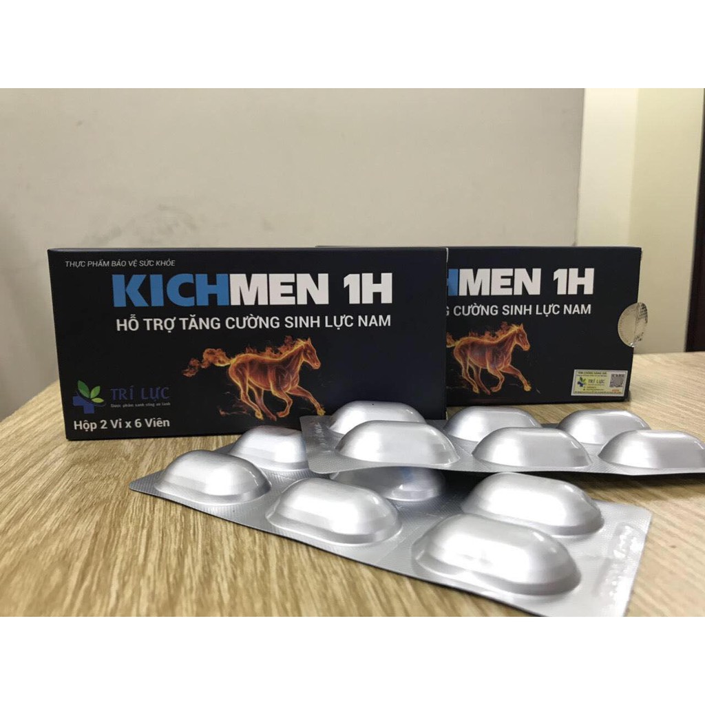 Kichmen 1h Chính Hãng Hỗ Trợ Tăng Cường Sinh Lý Phái Mạnh