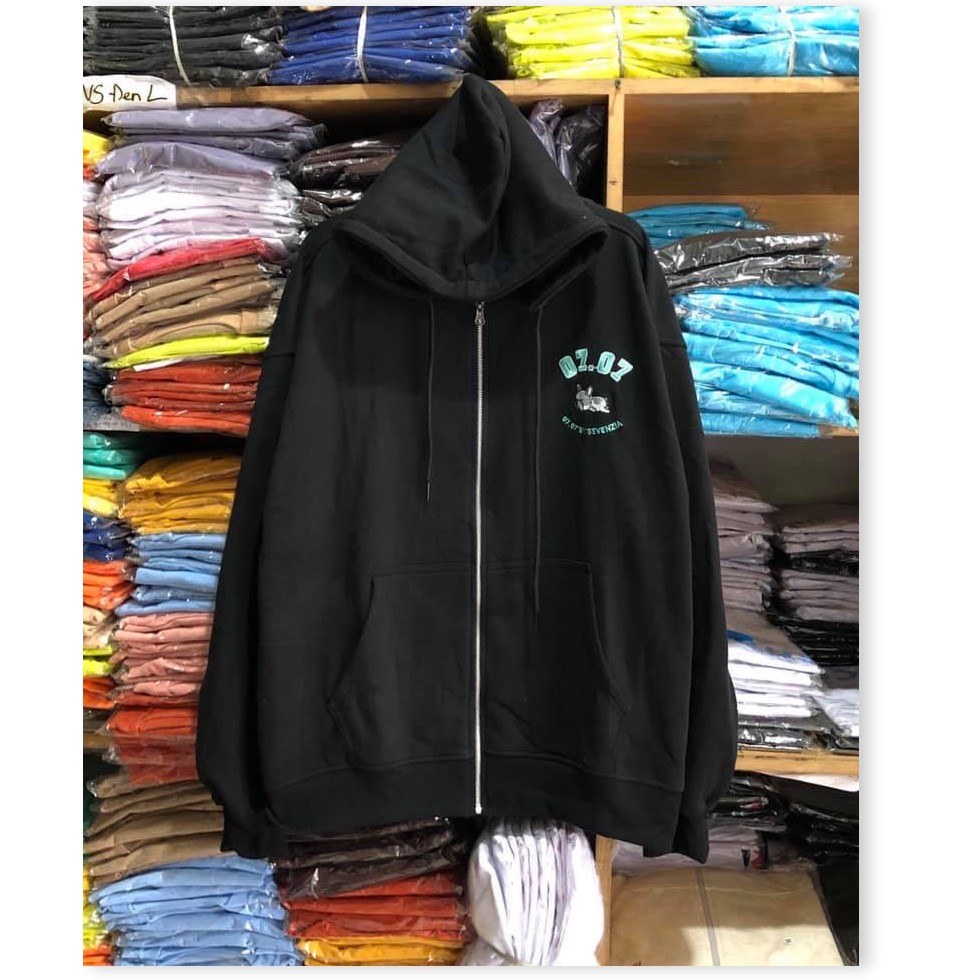 Áo khoác nữ form rộng đi học, áo hoodie nữ form rộng hàn quốc có dây kéo 0707