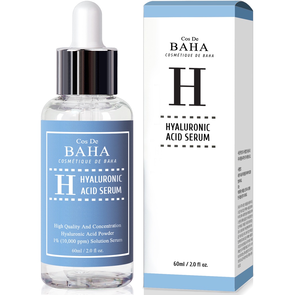 Tinh Chất Axit Hyaluronic 1% Và Collagen Giúp Làm Săn Chắc Da Chống Lão Hóa Và Nếp Nhăn Thương Hiệu De BAHA-H60ml