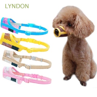 Rọ mõm chó bằng nylon dạng lưới mềm mại thoáng khí chống cắn an toàn có thể điều chỉnh có nhiều màu