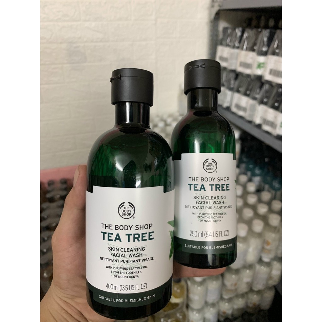 Sữa rửa mặt CHO DA DẦU MỤN The Body Shop Tea Tree Facial Wash